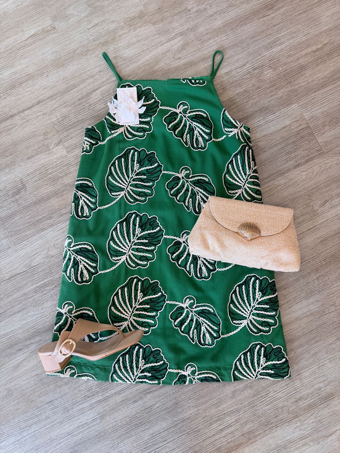 Matcha Floral Dress