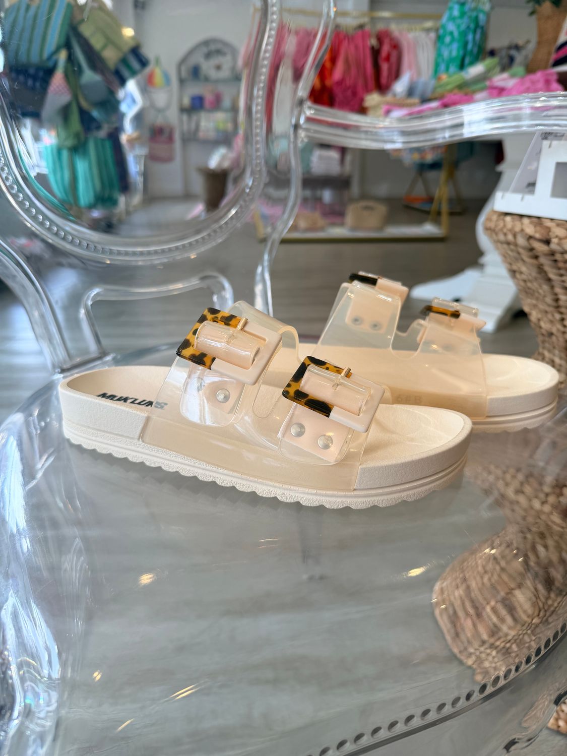 Grand Cayman Lucite Sandal