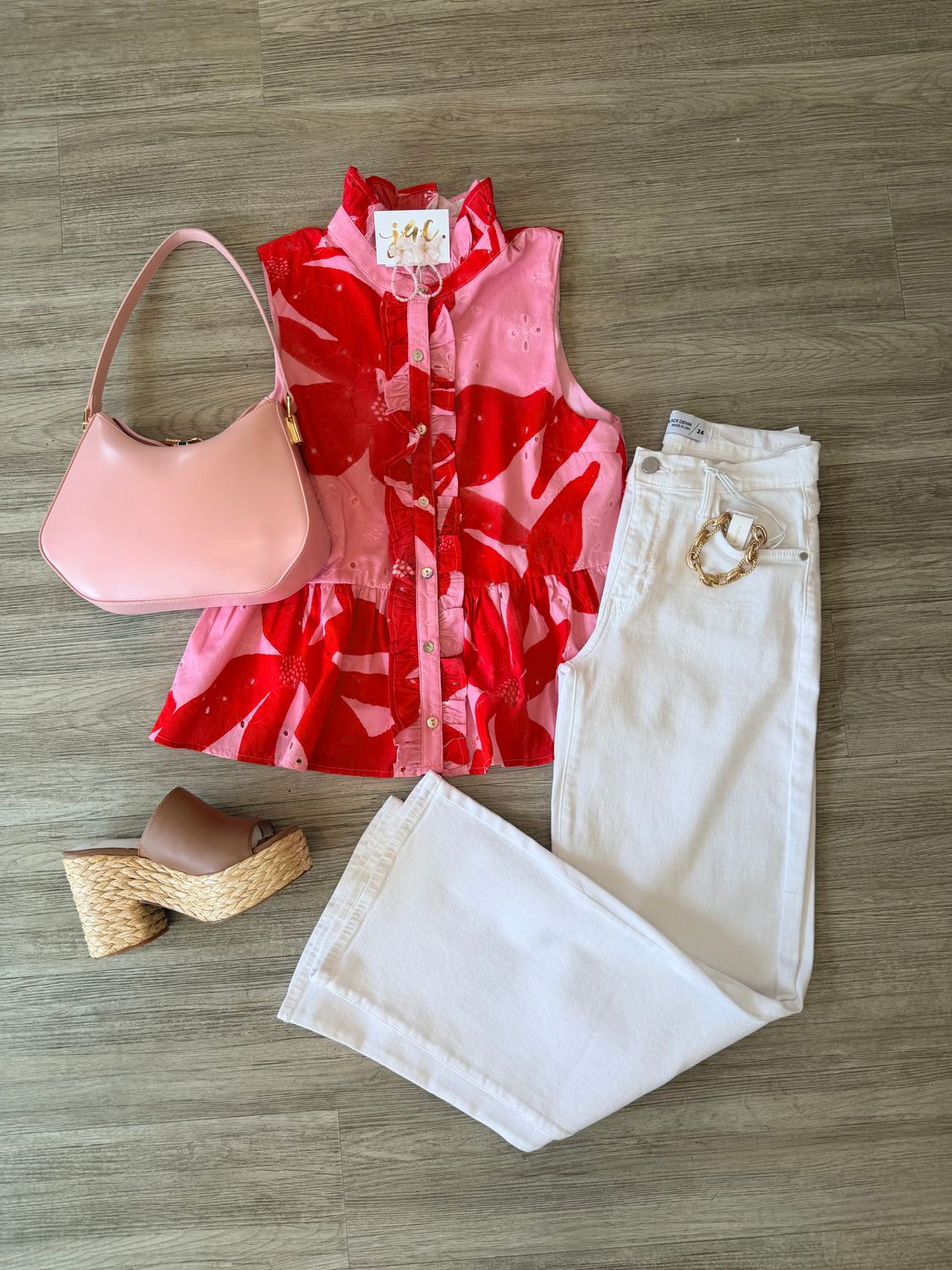 Everly Floral Peplum Top