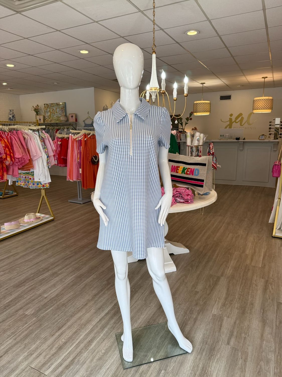 Wesley Gingham Dress