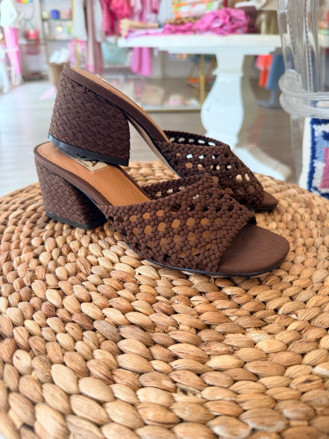 Mia Sahar Heels Brown