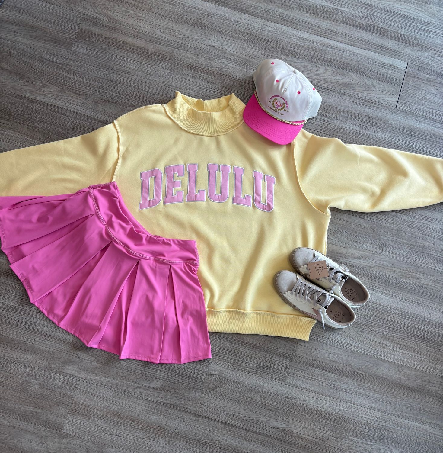 Delulu Mockneck Sweatshirt