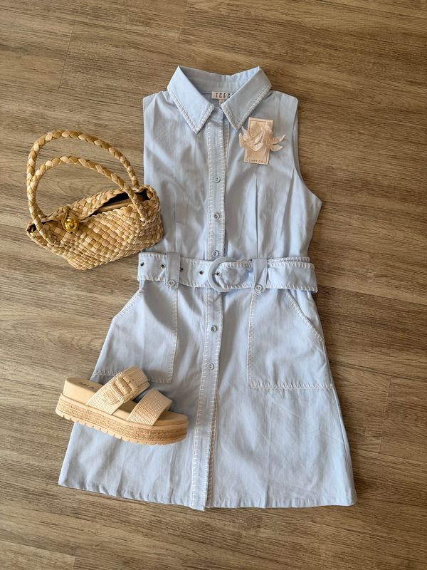 Turning Tables Belted Dress