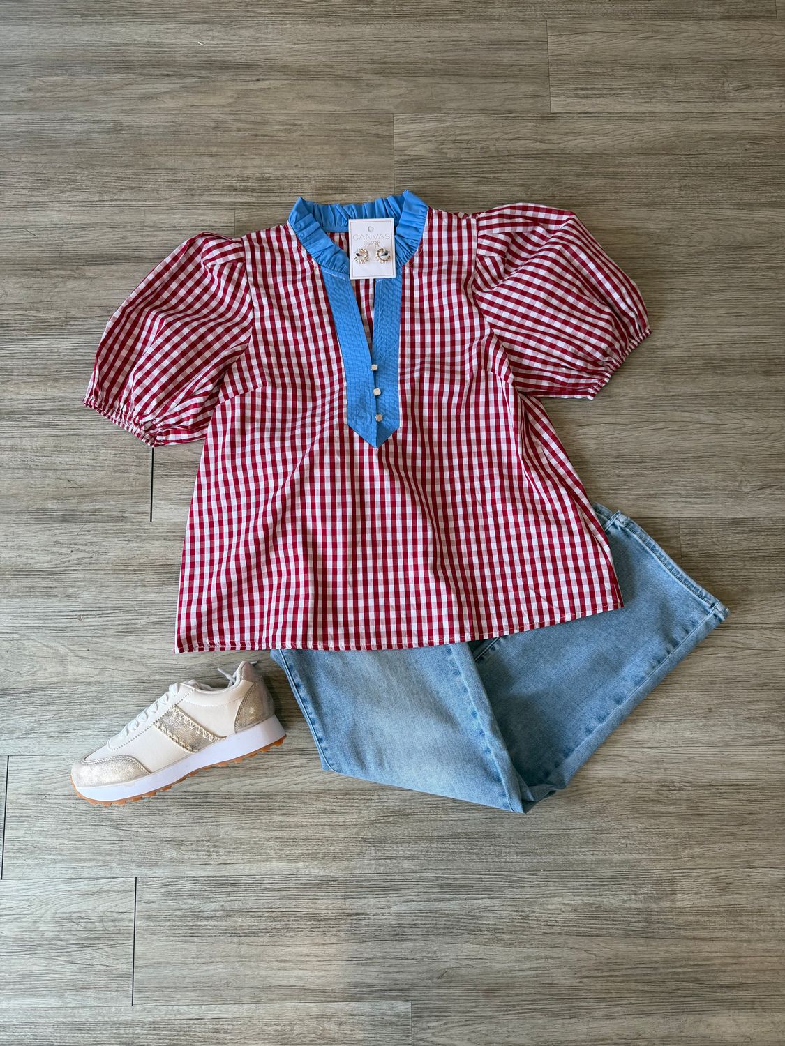 Ophelia Gingham Top