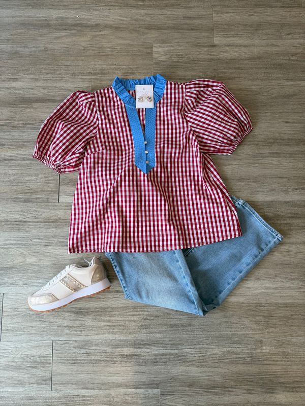 Ophelia Gingham Top