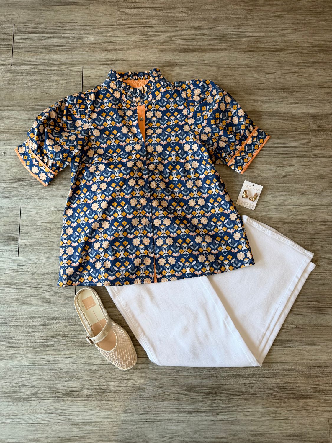 Ella Navy Top