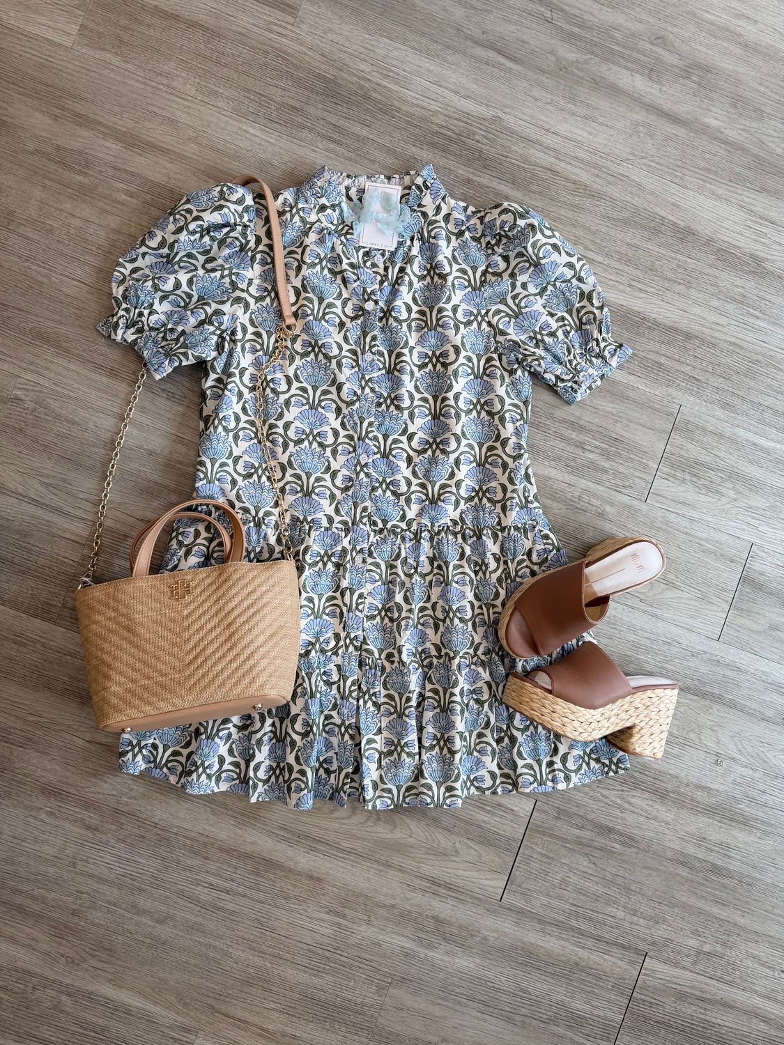 Bailey Floral Print Puff Sleeve Dress