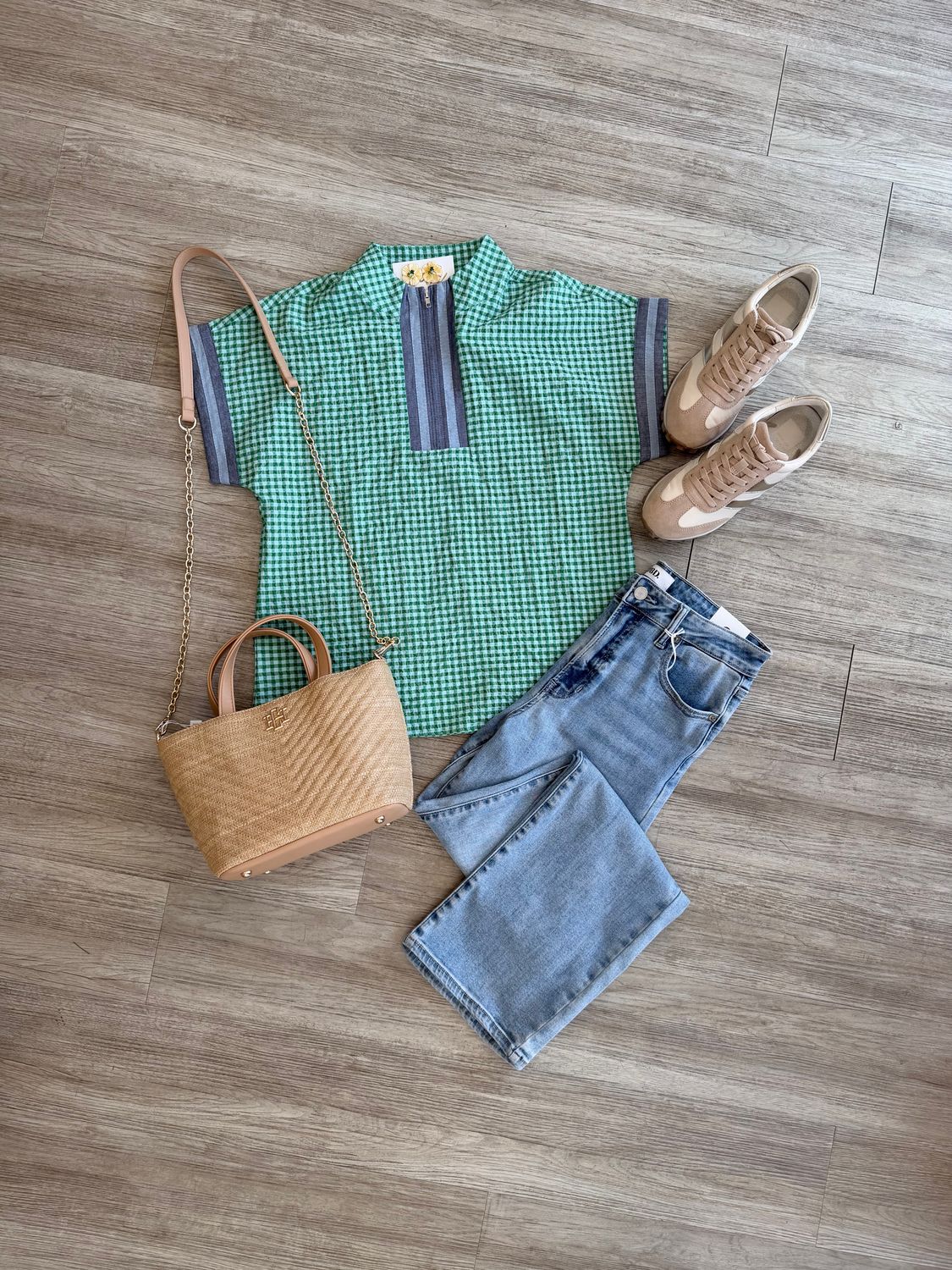 Hayden Gingham Top
