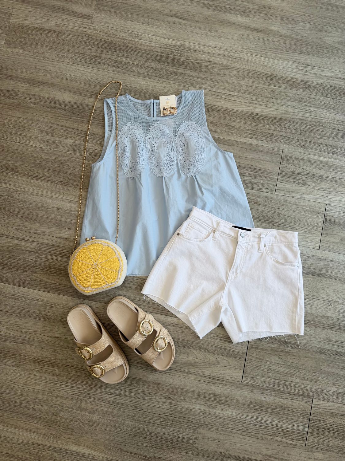 Campus Lace Trimmed Top