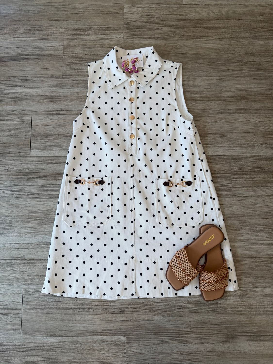 Nantucket Nights Dot Dress