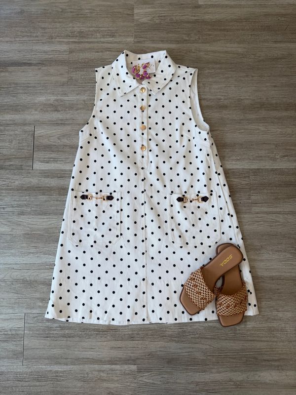 Nantucket Nights Dot Dress