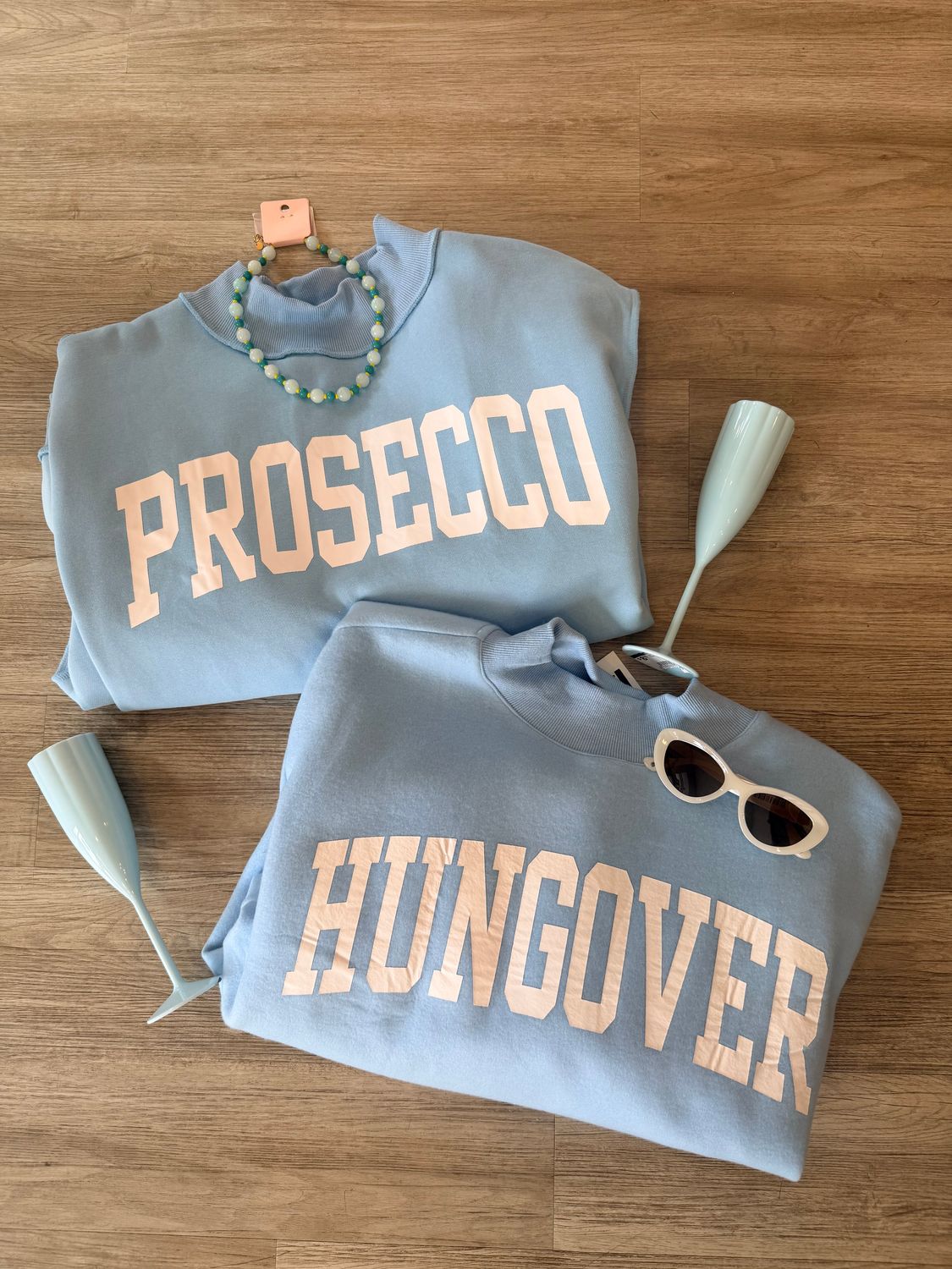 Prosecco Reversible Mock Neck Sweatshirt