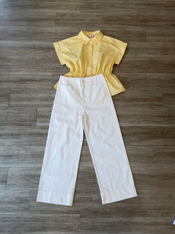 Tori High Waisted Crop Pants