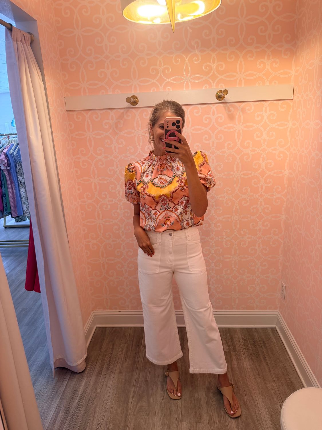 Peaches High Neck Top