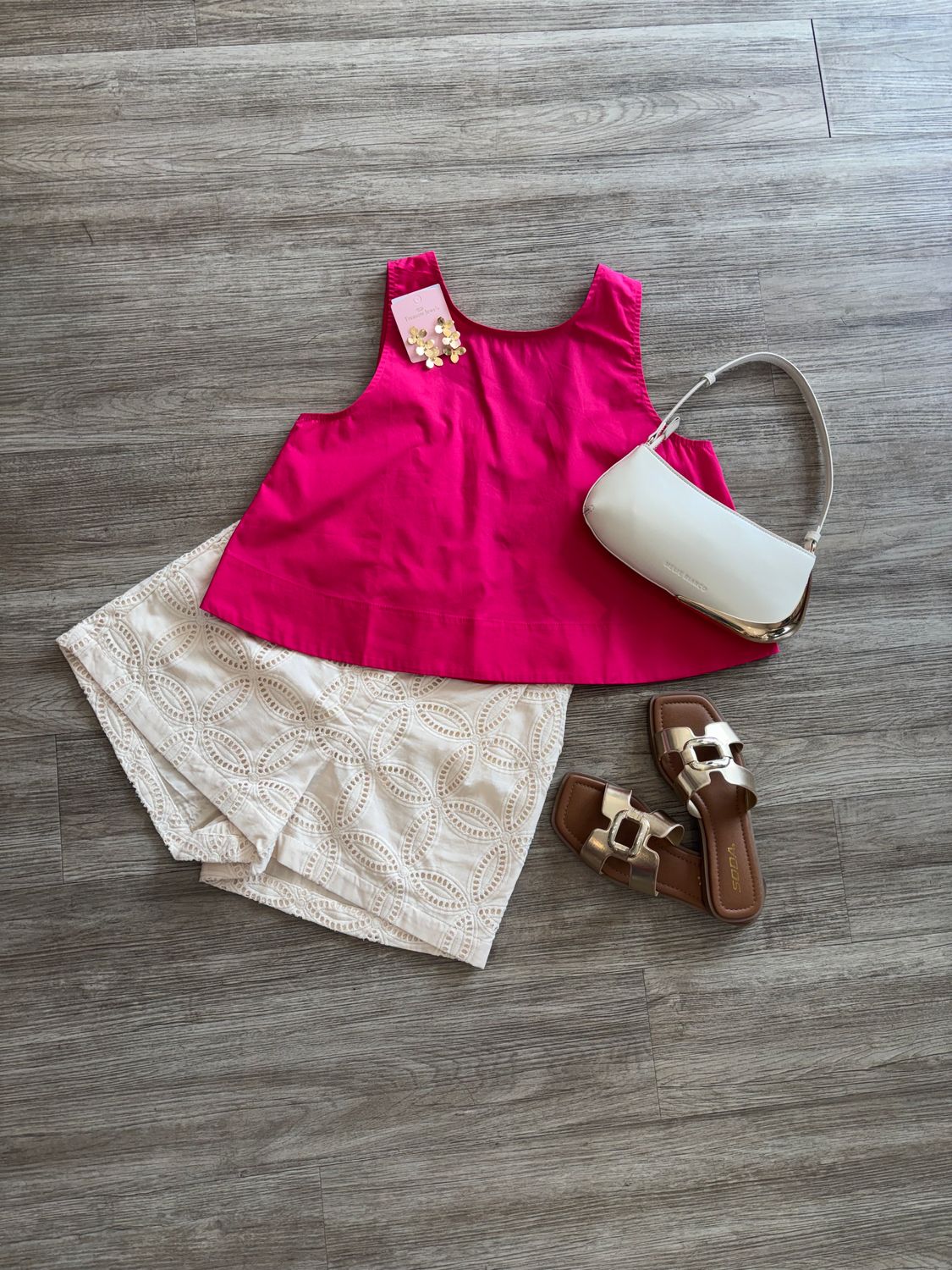 Lux Magenta Top