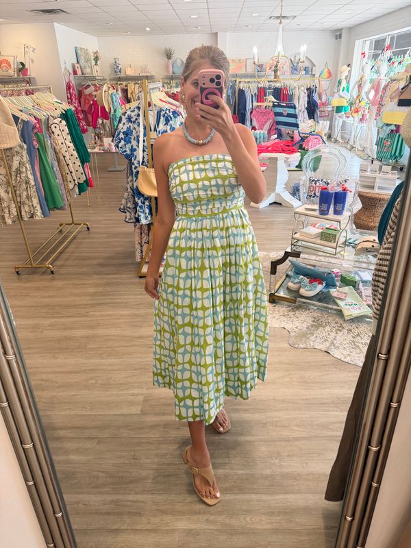 The It Girl Geometric Midi Dress