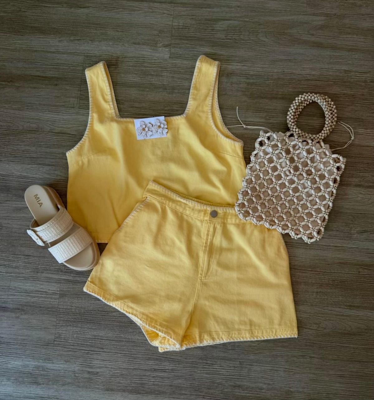 Stephanie Denim Butter Set