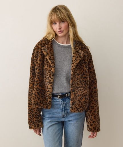 Tessa Leopard Jacket, Size: Extra Small