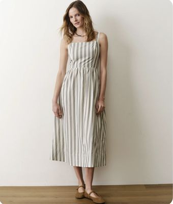 Demi Poplin Midi Dress
