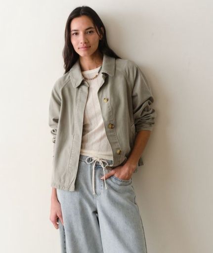 Olivia Cropped Trench