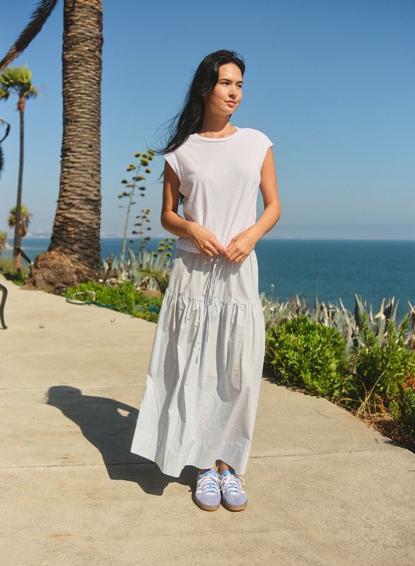 Sea Breeze Pleated Skirt