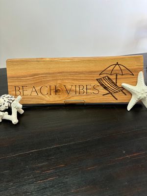 Beach Vibes Wooden Sign