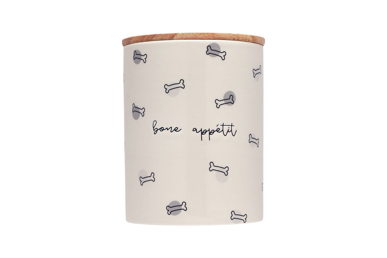 Bone Appetite Ceramic Treat Jar