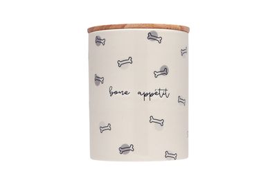 Bone Appetite Ceramic Treat Jar
