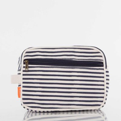 Canvas Striped Travel Kit