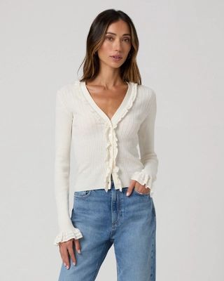 Demetra Cardigan Antique White