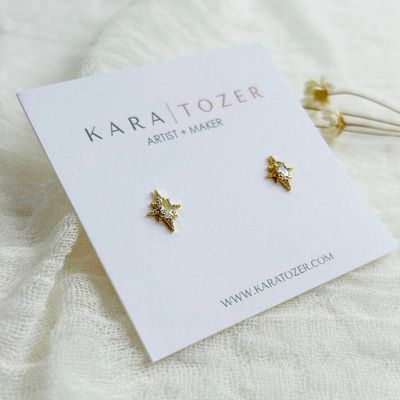 Holiday North Star Studs