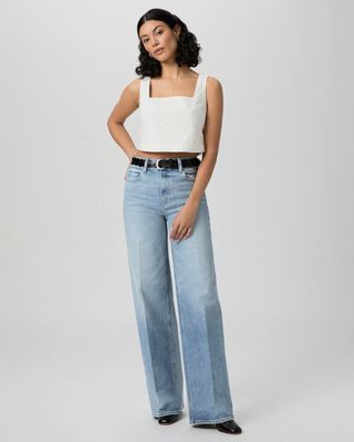 Sasha Wide Leg Jean in Verse