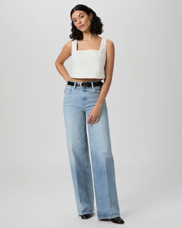 Sasha Wide Leg Jean in Verse