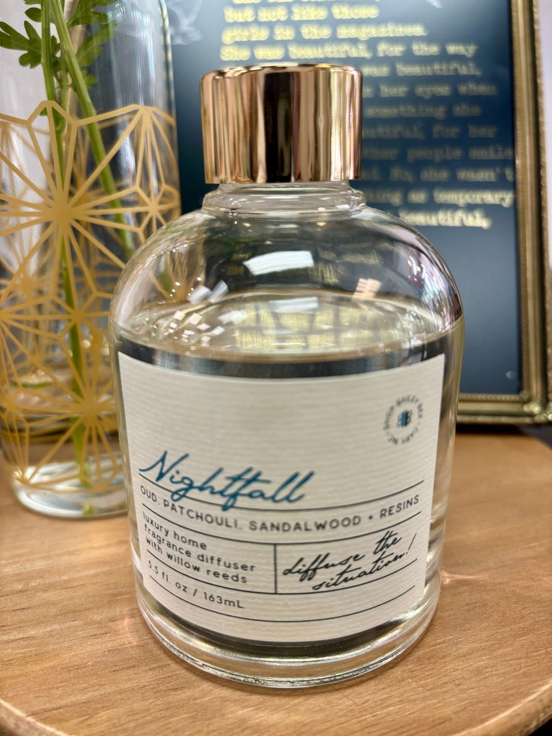 Bailey Bee Reed Diffuser, Color: Night Fall