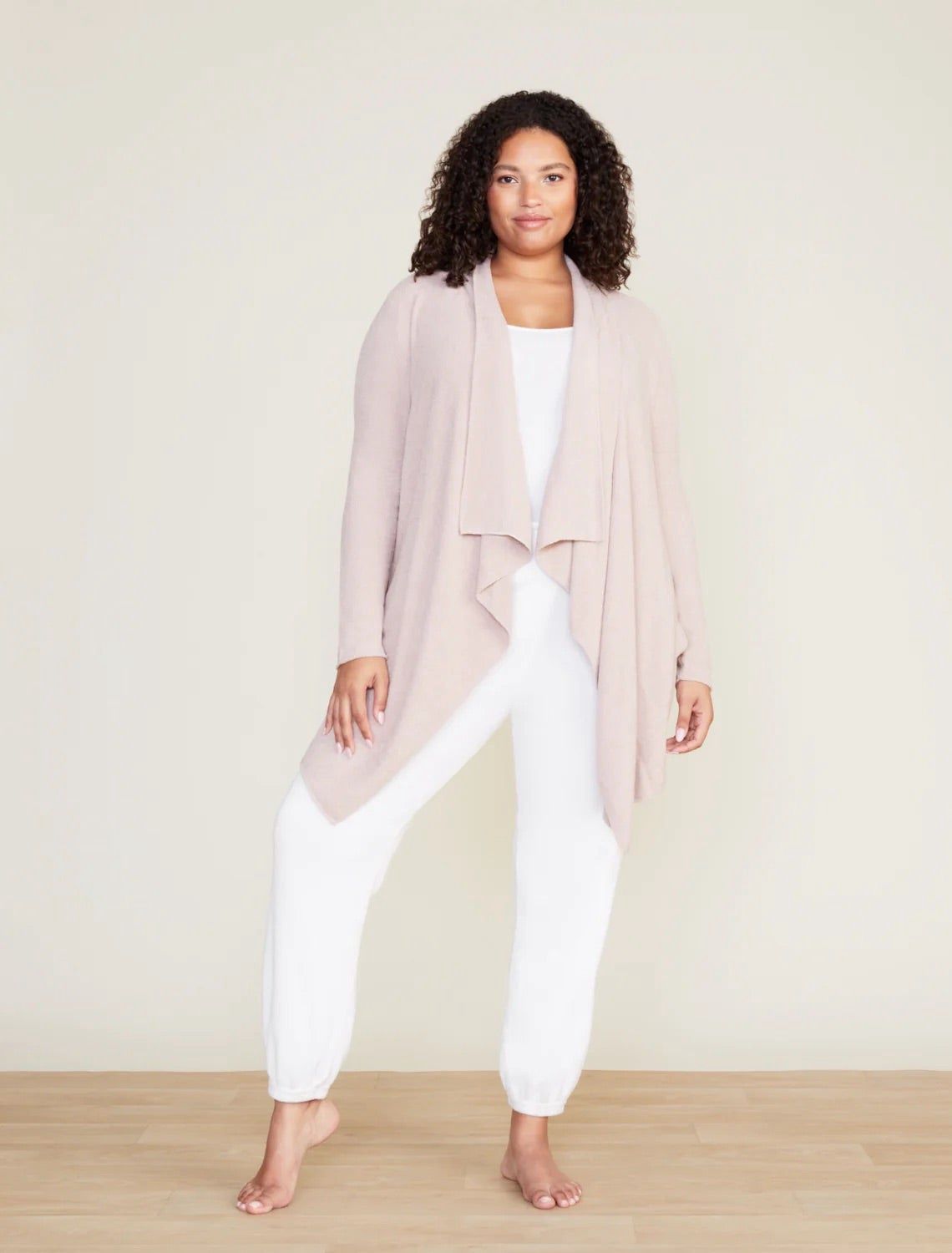 CozyChic Ultra Lite High Lo Cardigan Faded Rose