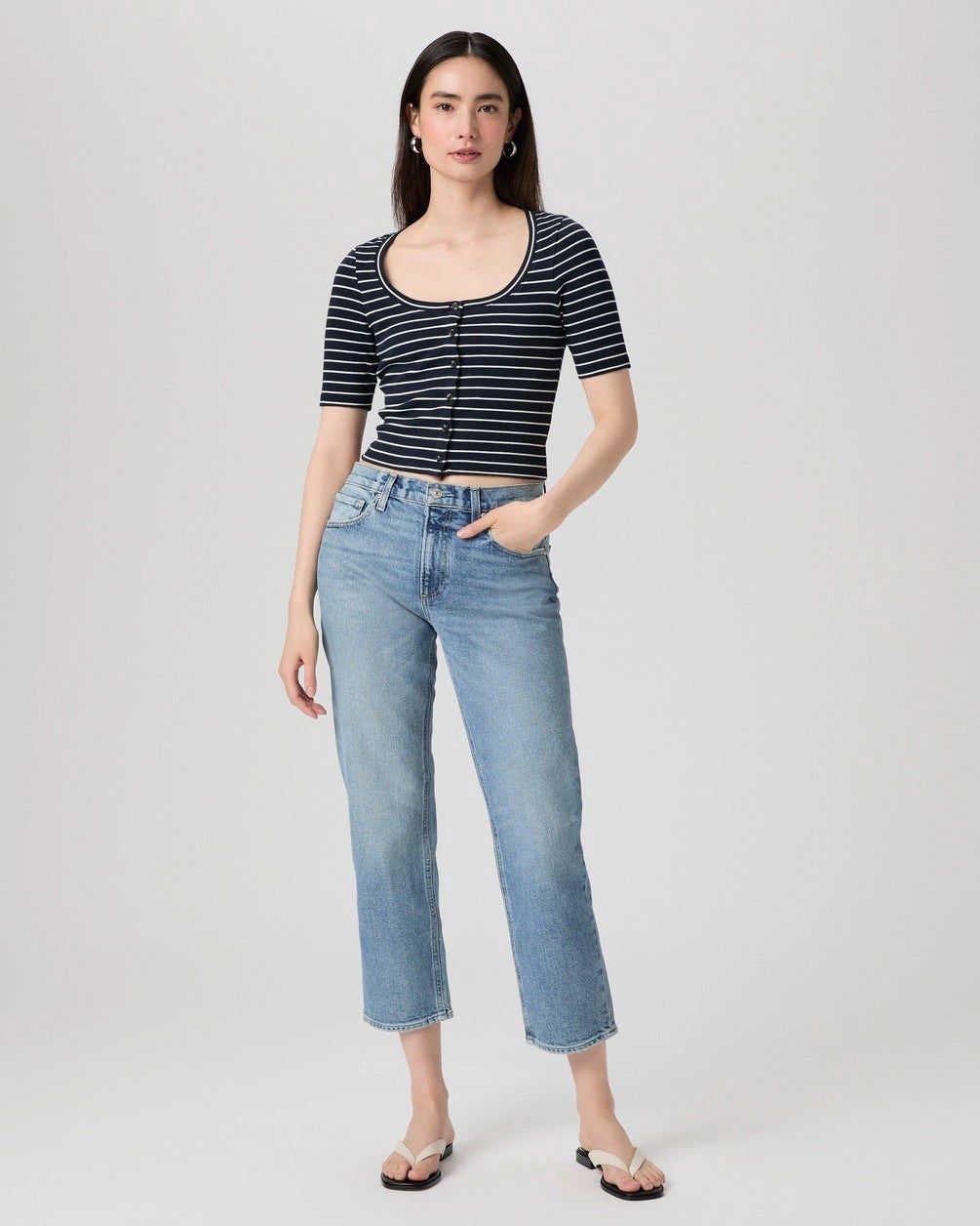 Morgan Ankle Straight Jean