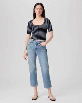 Morgan Ankle Straight Jean