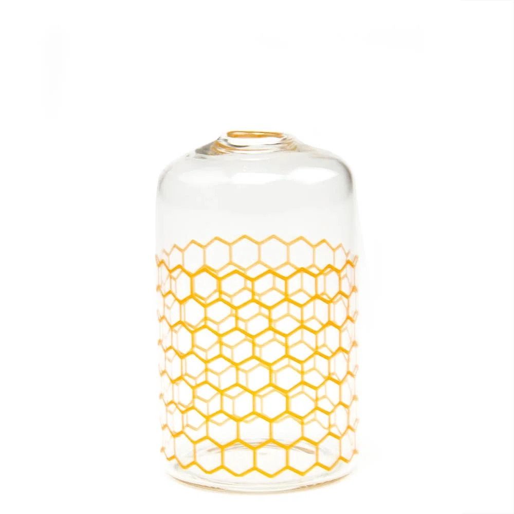 Alina Clear Vase, Size: Short