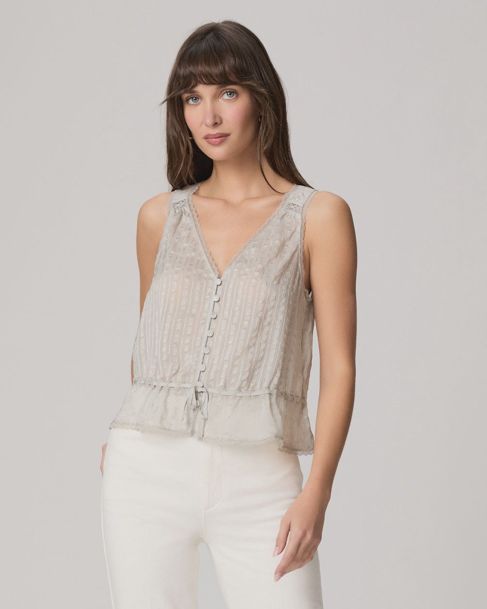 Maiden Sea Mist Silk Top