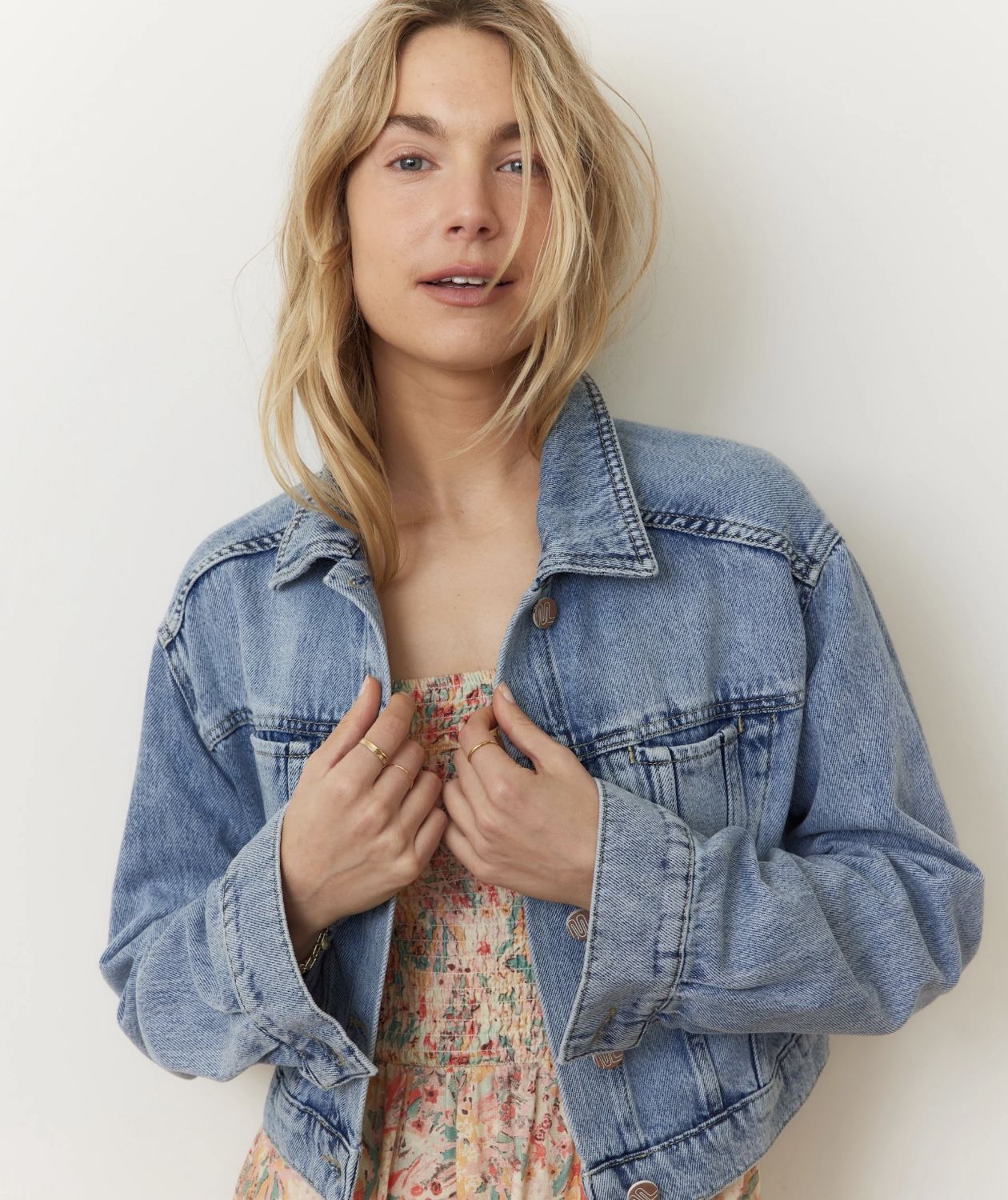 Cropped Denim Jacket