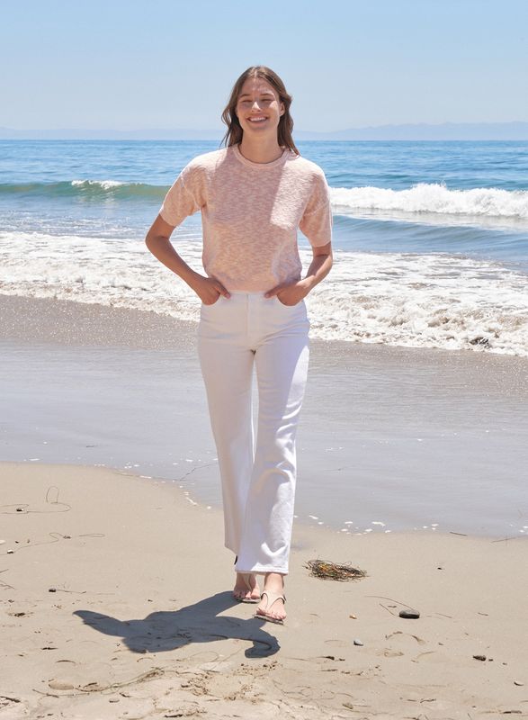 Faded Pink Crew Sweater