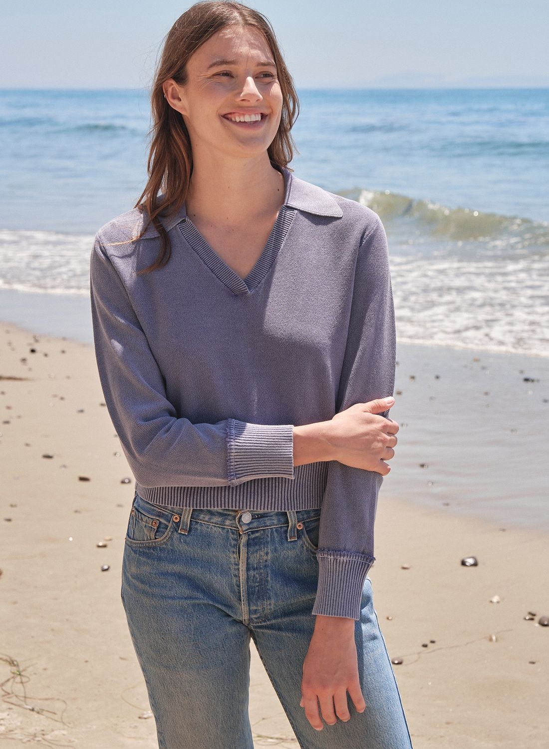 Vintage Wash Johnny Sweater