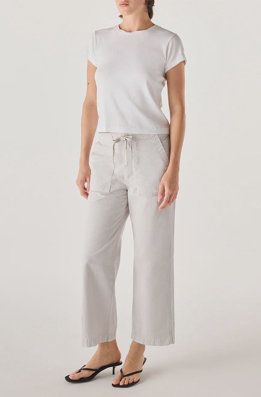 Easy Drawstring Slouch Crop