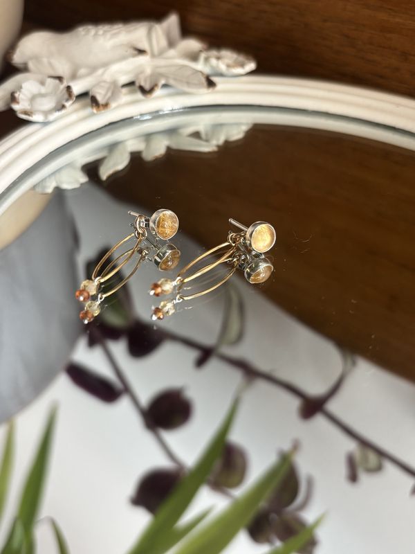 Citrine Dangle Earrings