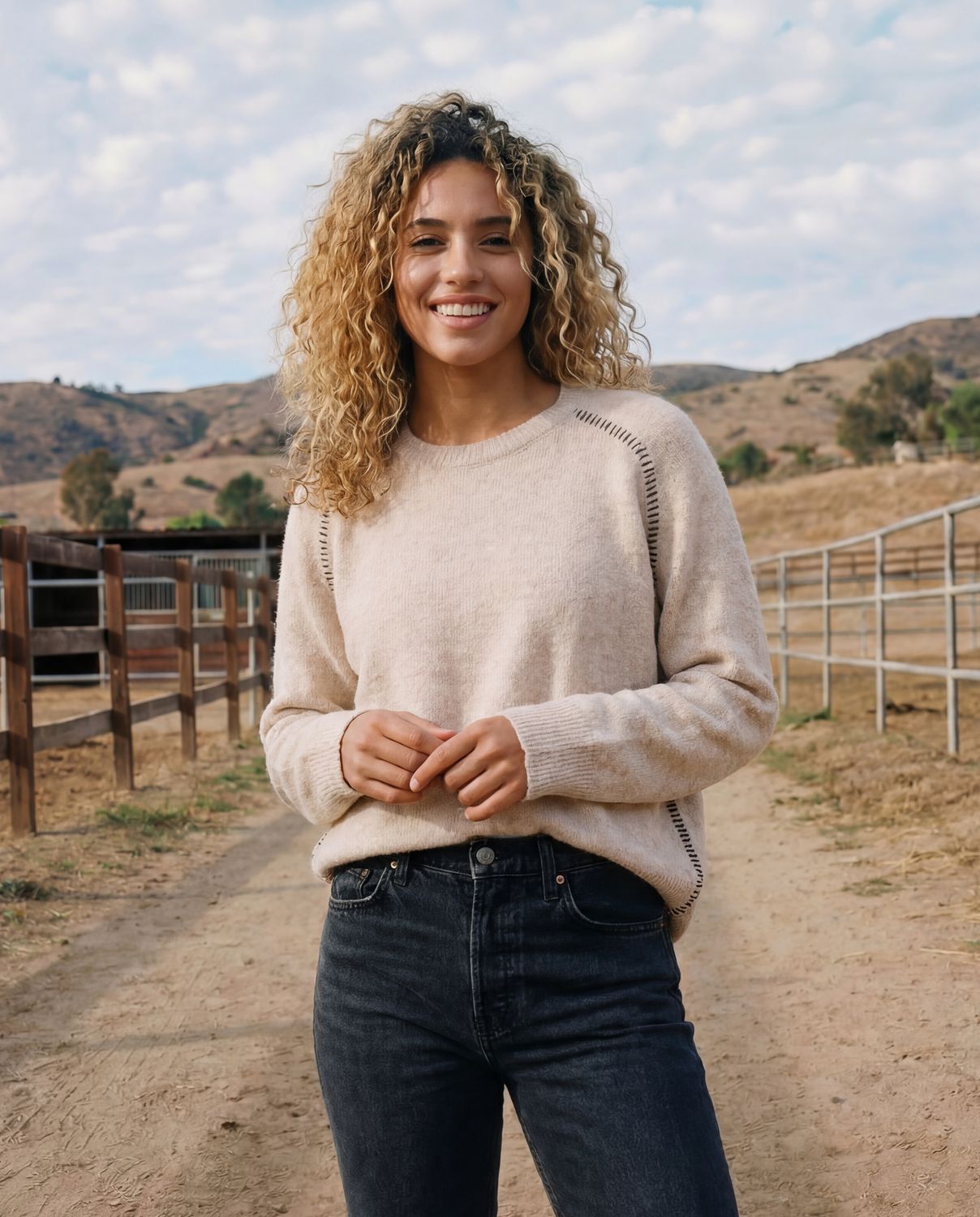 Baseball Stitch Sweater
