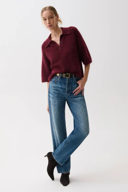 Cassie Super High Rise Straight Jean