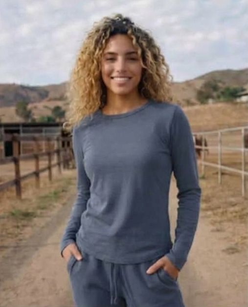 Long Sleeve Crew Navy Haze
