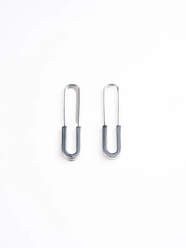 Theo Paper Clip Earrings