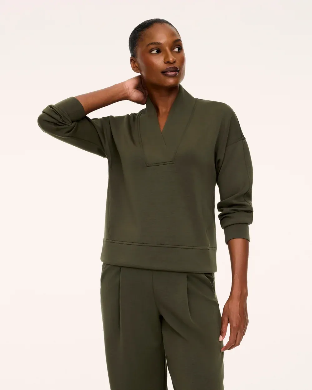 SPANX AirEssentials® V-Neck Long Sleeve Top
