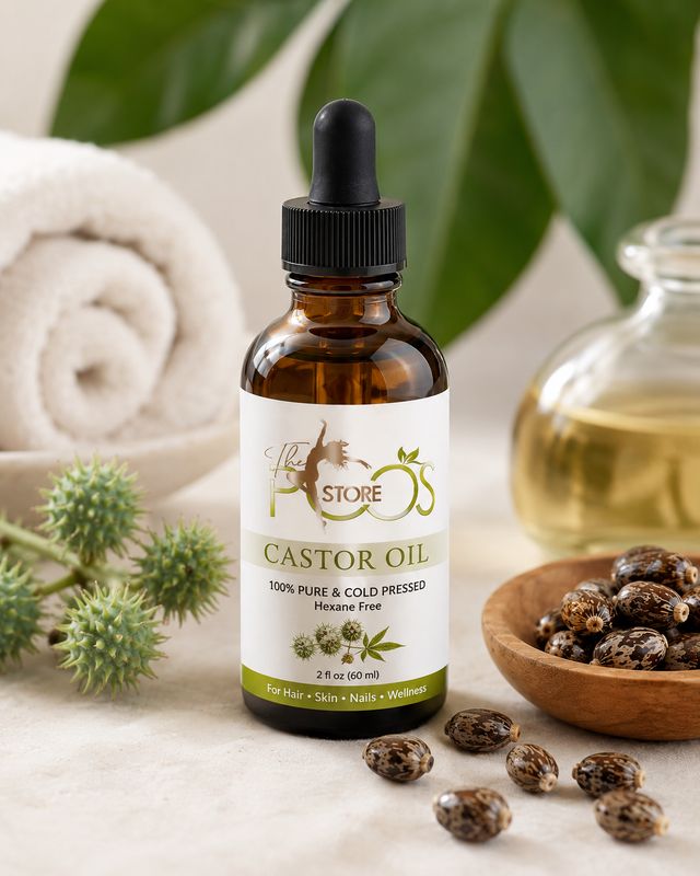 Cold Pressed Castor Oil (2 oz)